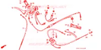 COMMODO   LEVIER   CABLE pour Honda CUB EZ 90 de 1995