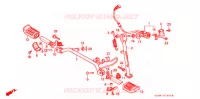 REPOSE PIED pour Honda CUB EZ 90 de 1995