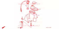 RESERVOIR D'HUILE pour Honda CUB EZ 90 de 1995