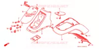 CARENAGE AVANT pour Honda CUB EZ 90 de 1996