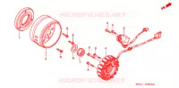 ALTERNATEUR pour Honda FORESIGHT 250 de 1997