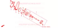 POMPE A HUILE pour Honda FORESIGHT 250 de 1997