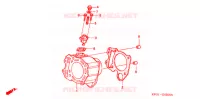 CYLINDRE pour Honda FORESIGHT 250 de 1998
