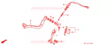 PEDALE pour Honda AFRICA TWIN 750 de 1995
