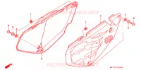 COUVERCLES LATERAUX pour Honda AFRICA TWIN 750 de 1995