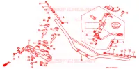 GUIDON   TE DE FOURCHE pour Honda AFRICA TWIN 750 de 1995