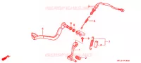 PEDALE pour Honda AFRICA TWIN 750 de 1995