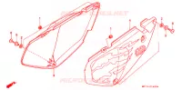 COUVERCLES LATERAUX pour Honda AFRICA TWIN 750 de 1995