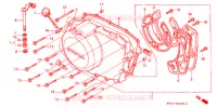 CARTER MOTEUR DROIT pour Honda AFRICA TWIN 750 de 1997