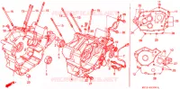 CARTER MOTEUR pour Honda AFRICA TWIN 750 de 1997