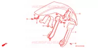 GARDE BOUE AVANT pour Honda AFRICA TWIN 750 de 1997