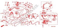 RESERVOIR A CARBURANT   POMPE A ESSENCE (CBF600S/SA) pour Honda CBF 600 FAIRING de 2010