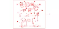 SUPPORT GPS pour Honda CBF 600 FAIRING 34HP de 2010