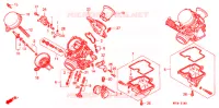 CARBURATEUR (PIECES CONSTITUTIVES) pour Honda CB 500 de 1996