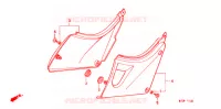 COUVERCLES LATERAUX pour Honda CB 500 de 1996