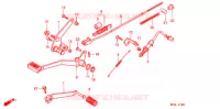 PEDALE (1) pour Honda CB 500 de 1996