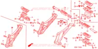 REPOSE PIED pour Honda CB 500 de 1996