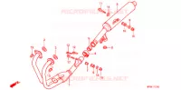 SILENCIEUX D'ECHAPPEMENT pour Honda CB 500 de 1996