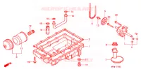 POMPE A HUILE   CARTER D'HUILE pour Honda CB 500 de 1996
