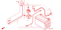BATTERIE pour Honda CB 500 de 1996