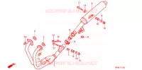SILENCIEUX D'ECHAPPEMENT pour Honda CB 500 de 1996