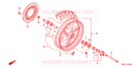 ROUE AVANT pour Honda CB 500 de 1998