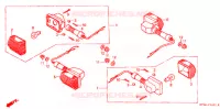 CLIGNOTANT (2) pour Honda CB 500 de 1998