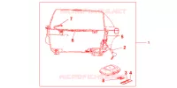 TOP CASE 45L pour Honda CB 500 de 1998
