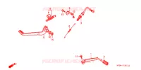 PEDALE (2) pour Honda CB 500 de 2000