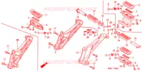REPOSE PIED pour Honda CB 500 de 2000