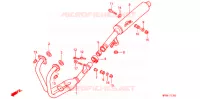 SILENCIEUX D'ECHAPPEMENT pour Honda CB 500 de 2000