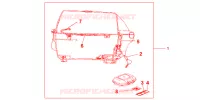 TOP CASE 45L pour Honda CB 500 de 2000