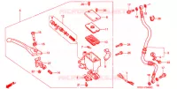 MAITRE CYLINDRE DE FREIN AVANT pour Honda NH 100 LEAD de 2000
