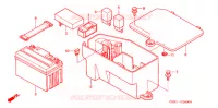BATTERIE pour Honda GIORCUB 50 de 2000
