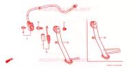 BEQUILLE LATERALE pour Honda VTR 250 de 2000
