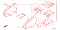 COUVERCLE LATERAL   OUTILS   CONTACTEUR A CLES pour Honda PRESS CUB 50 DELUXE de 2000