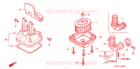 FILTRE A AIR pour Honda SUPER CUB 50 DELUXE de 2000
