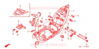 CADRE (3) pour Honda 50 LIVE DIO ST de 2000