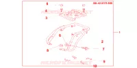 PORTE BAGAGES pour Honda CB 500 de 1999