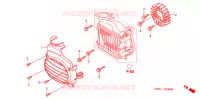 VENTILATEUR ET COUVERCLE DE RADIATEUR pour Honda ZOOMER 50 de 2002