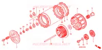 EMBRAYAGE pour Honda CRF 450 R de 2008