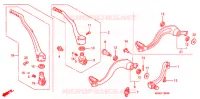 PEDALE   KICK pour Honda CRF 450 R de 2005