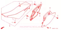 SIEGE/COUVERCLE LATERAL  pour Honda CRF 450 R de 2005
