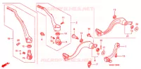 PEDALE   KICK pour Honda CRF 450 R de 2004