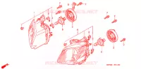 PHARE pour Honda FORZA 250 S ABS de 2003