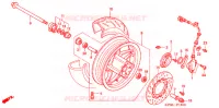 ROUE AVANT pour Honda FORZA 250 S ABS de 2003