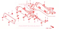 SILENCIEUX D'ECHAPPEMENT pour Honda FORZA 250 S ABS de 2003