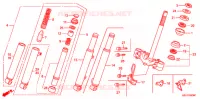 FOURCHE pour Honda 50 SMART DIO DX de 2003