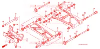 BRAS ARRIERE pour Honda FOURTRAX 650 RINCON de 2003