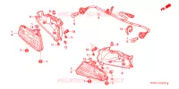 FEU ARRIERE pour Honda FOURTRAX 650 RINCON de 2003